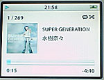 ジャケットiPod表示例