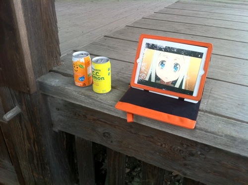 めんまとCCレモンとiPad