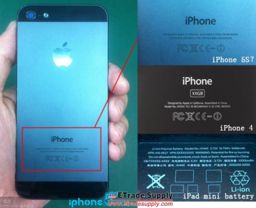 IPhone 5S rear housing 1