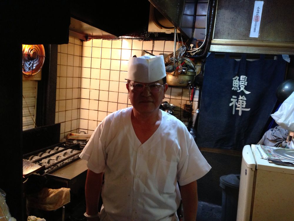 鰻禅の親父さん