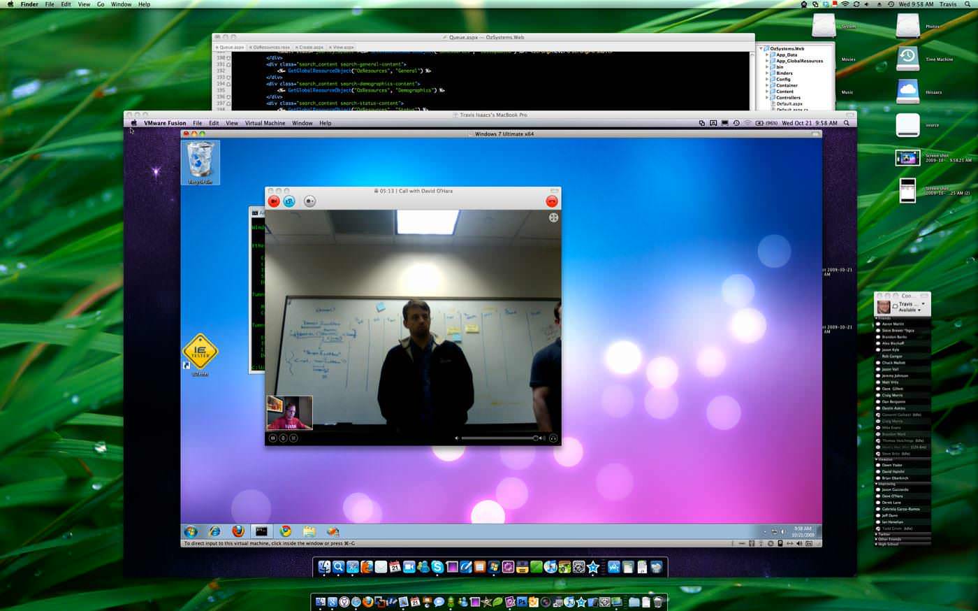 VMware Fusion起動中。