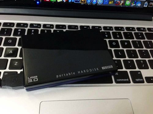 【Mac】USB 3.0対応外付けハードディスク1TB