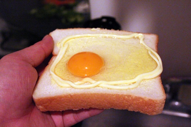 Egg toast cooking papa 15