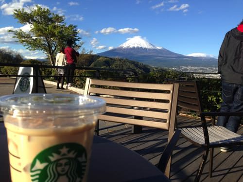 やっぱり絶景だ!富士山がちょー見える!