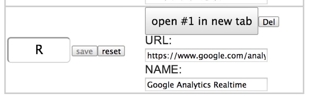 Google analytics keyconfig setting