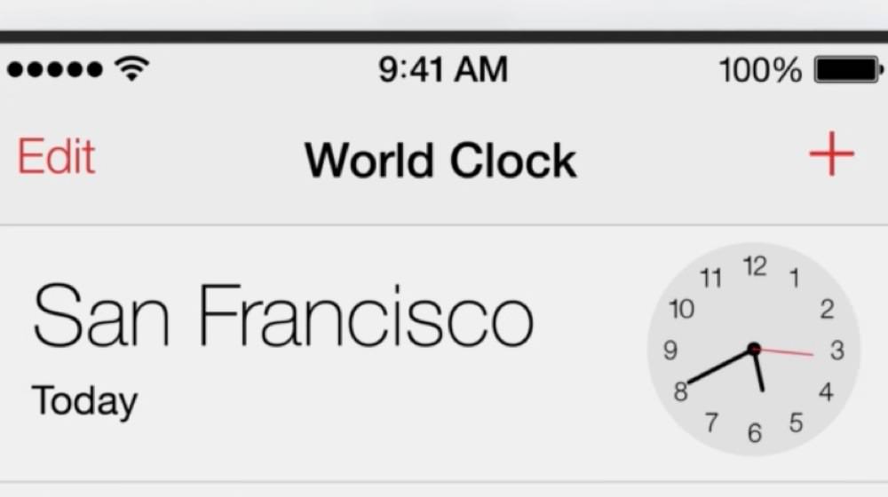 iOS 7のカレンダー