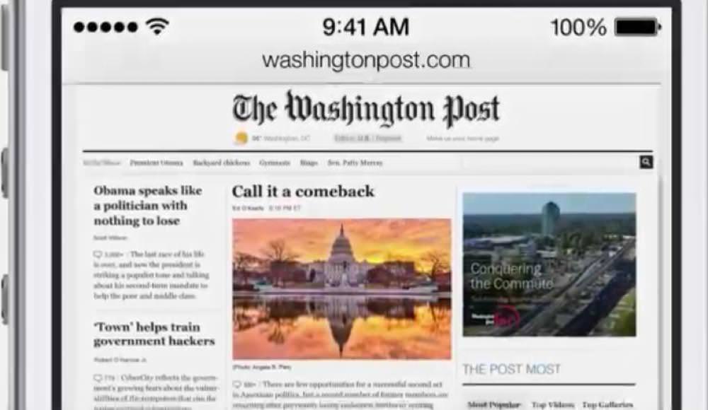 iOS 7のSafari