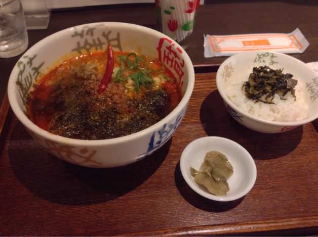 青鬼・担々麺セット