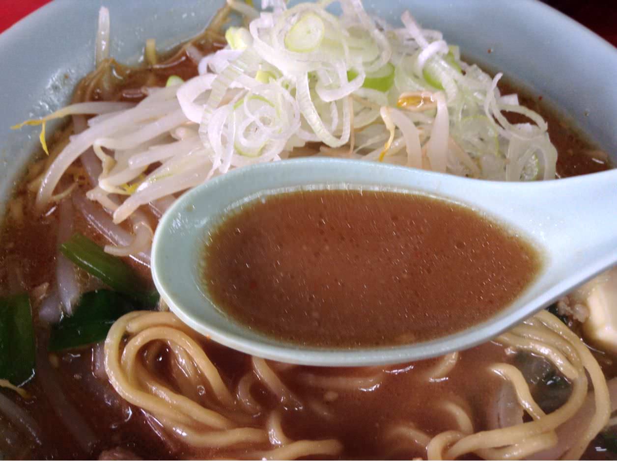 どさんこ大将の味噌ラーメンのスープ
