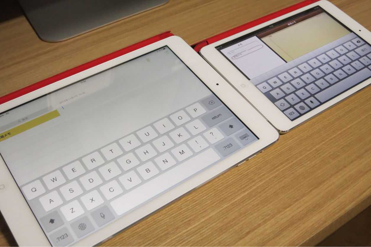 iPad AirとiPad  mini