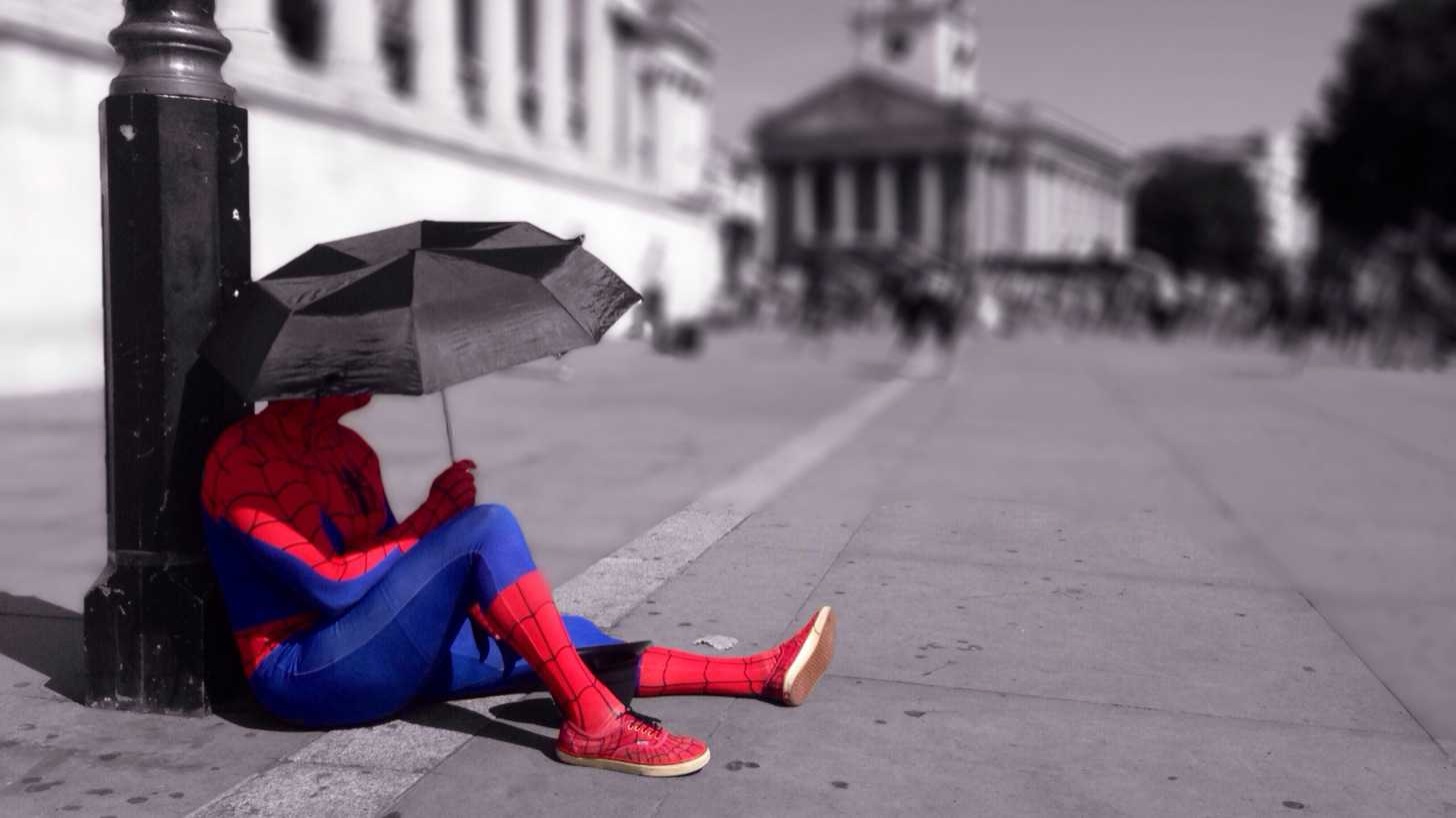 スパイダーマッも熱い・・・。