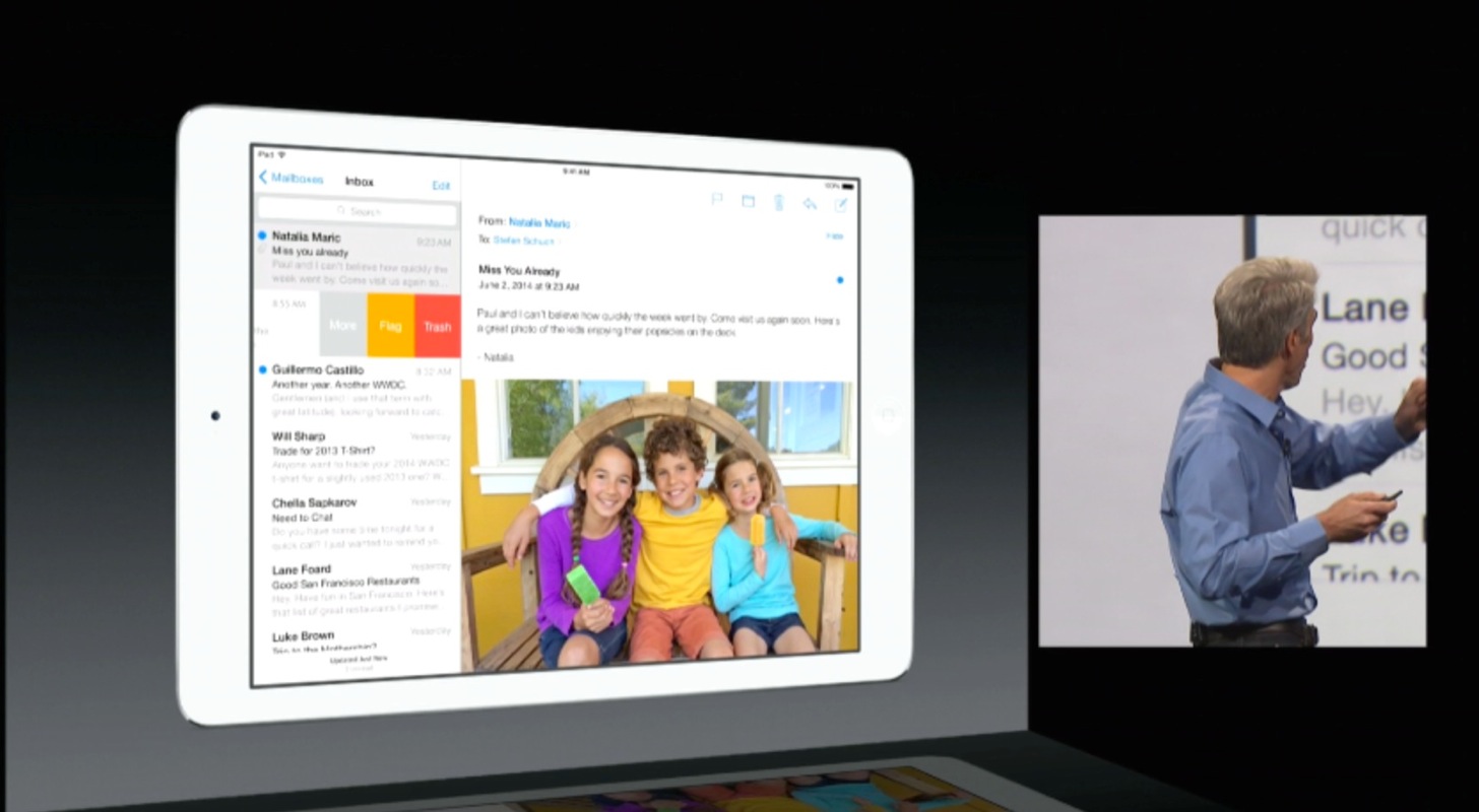 Ios8のメールも進化