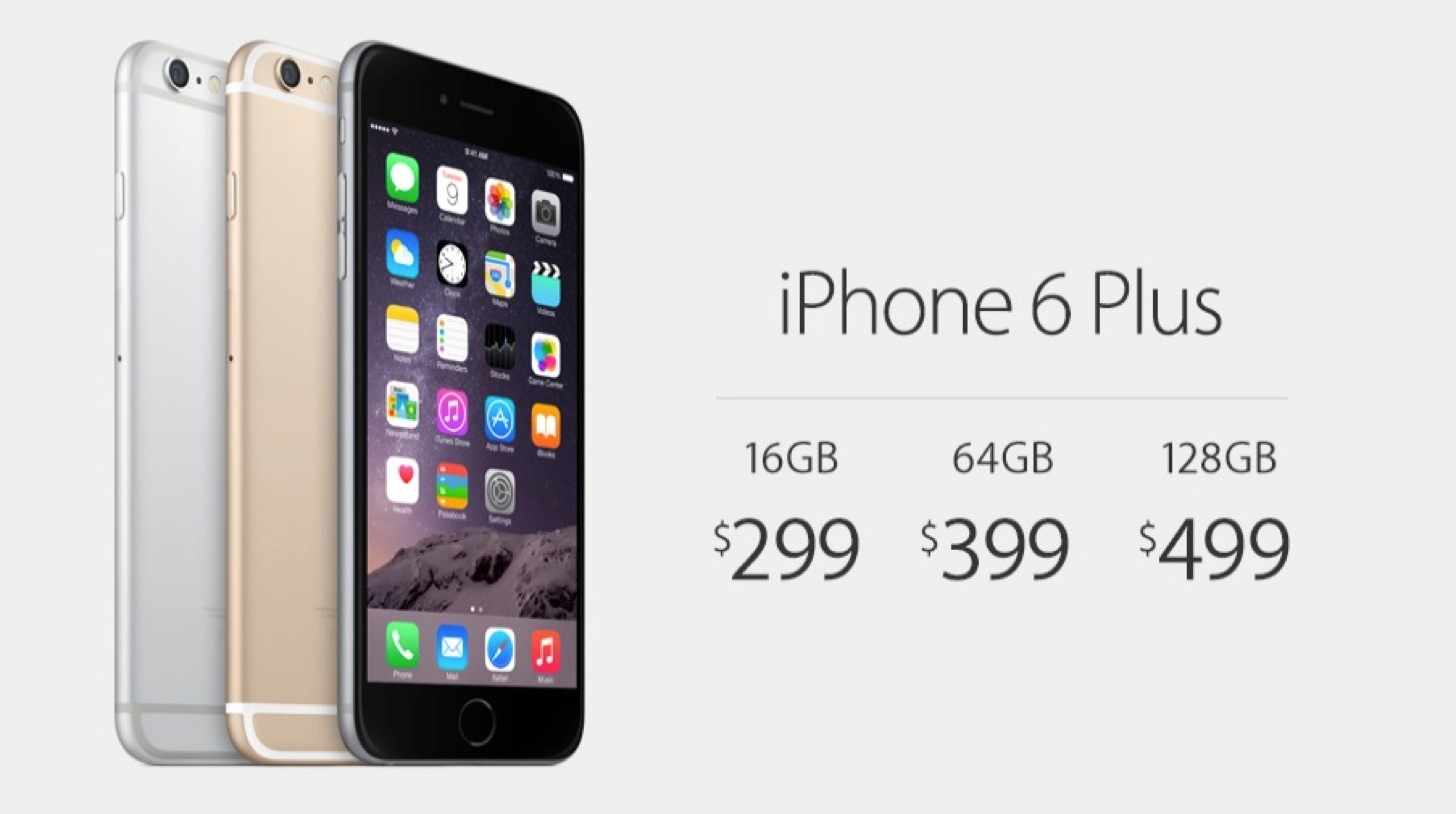iPhone 6 Plusの価格