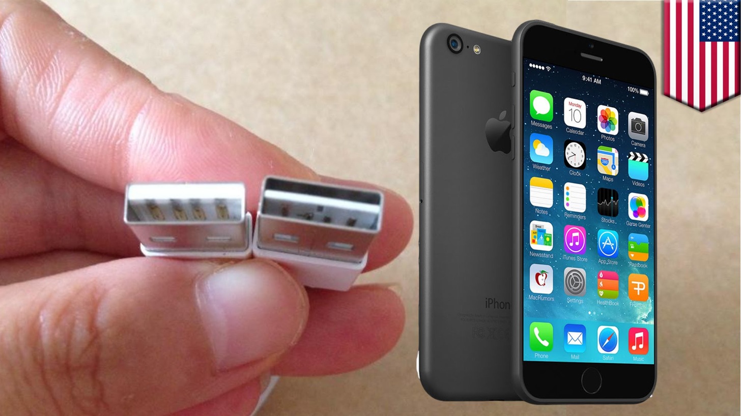iPhone 6のリバーシブルUSBケーブル