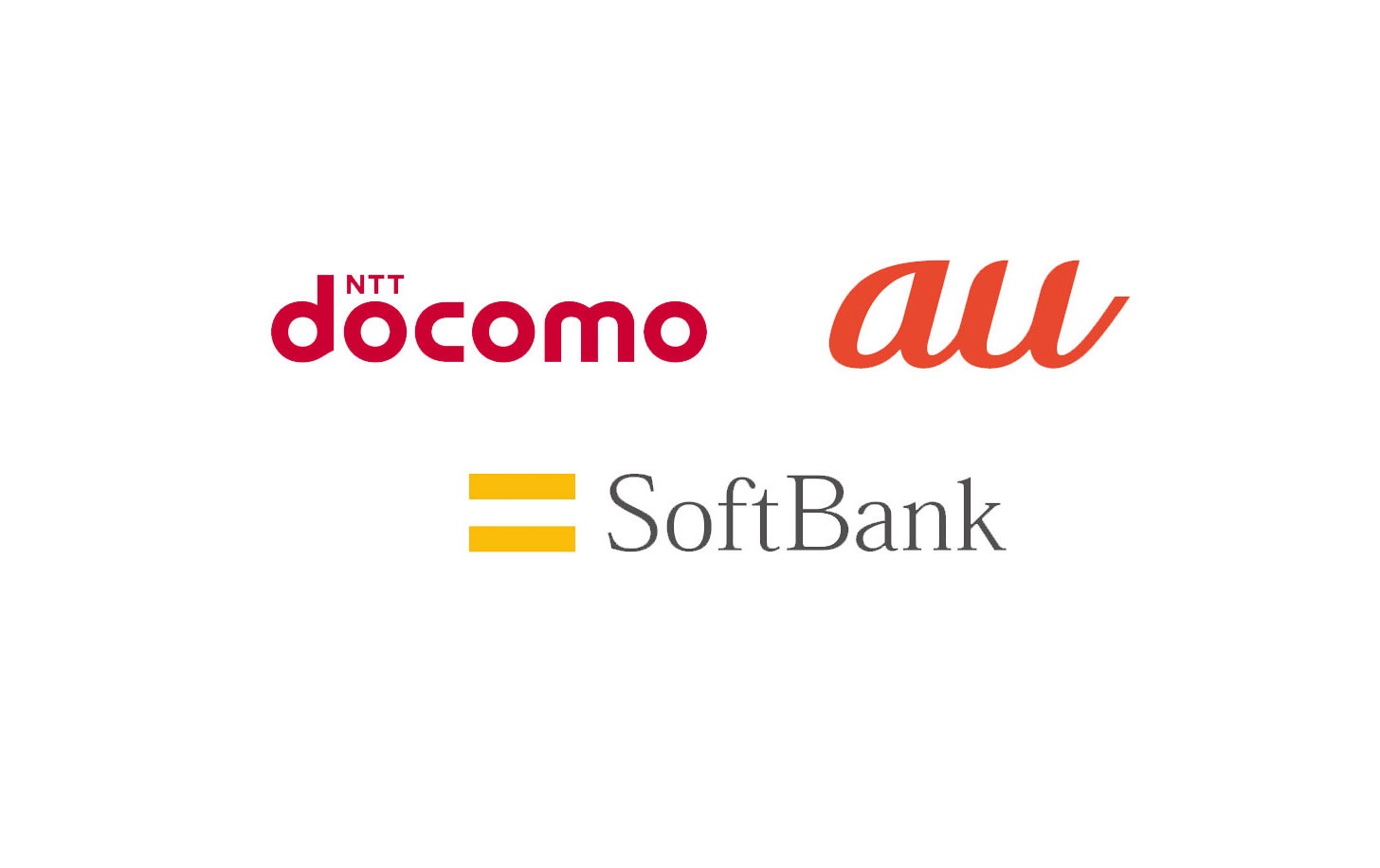 NTTドコモとKDDI（au）とソフトバンク