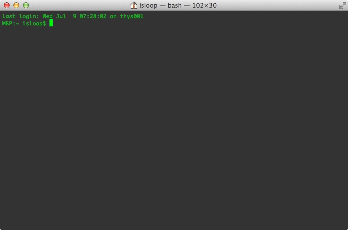 Terminal command re run 1