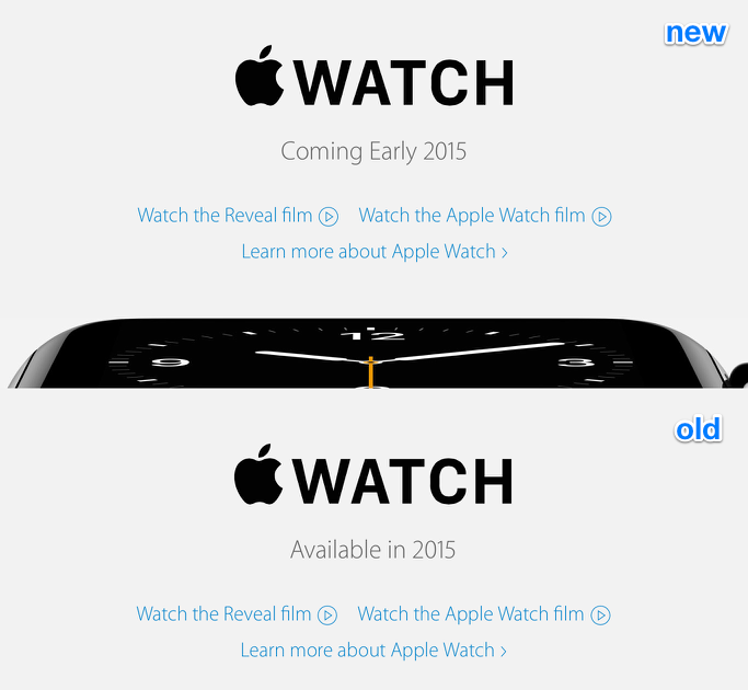 Watch early 2015 uk