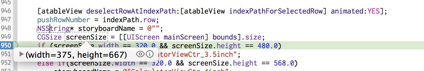 iPhone 6 PlusでiPhone 6の画面解像度を再現できました。（Xcode）