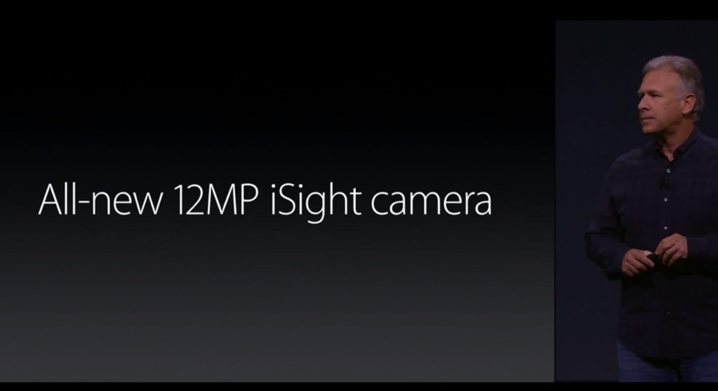 iPhone 6sのカメラは1200万画素