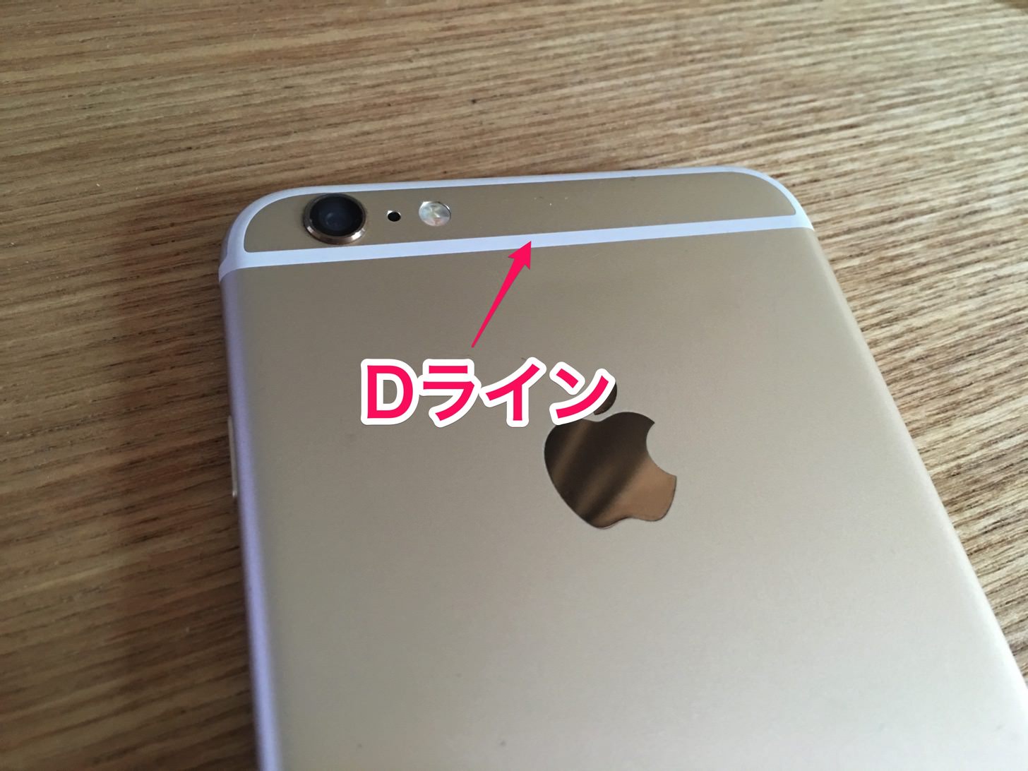 iPhone 6 PlusのDライン