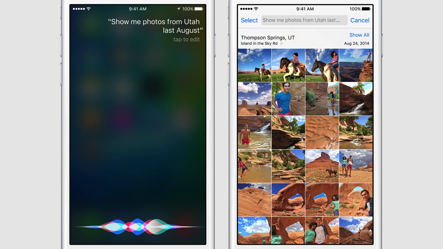 iOS9は写真の検索も可能