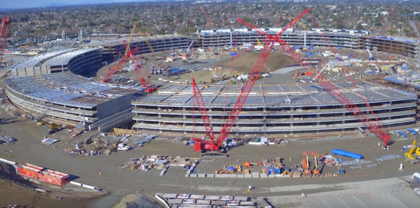 Apple campus 2 construction january 20160