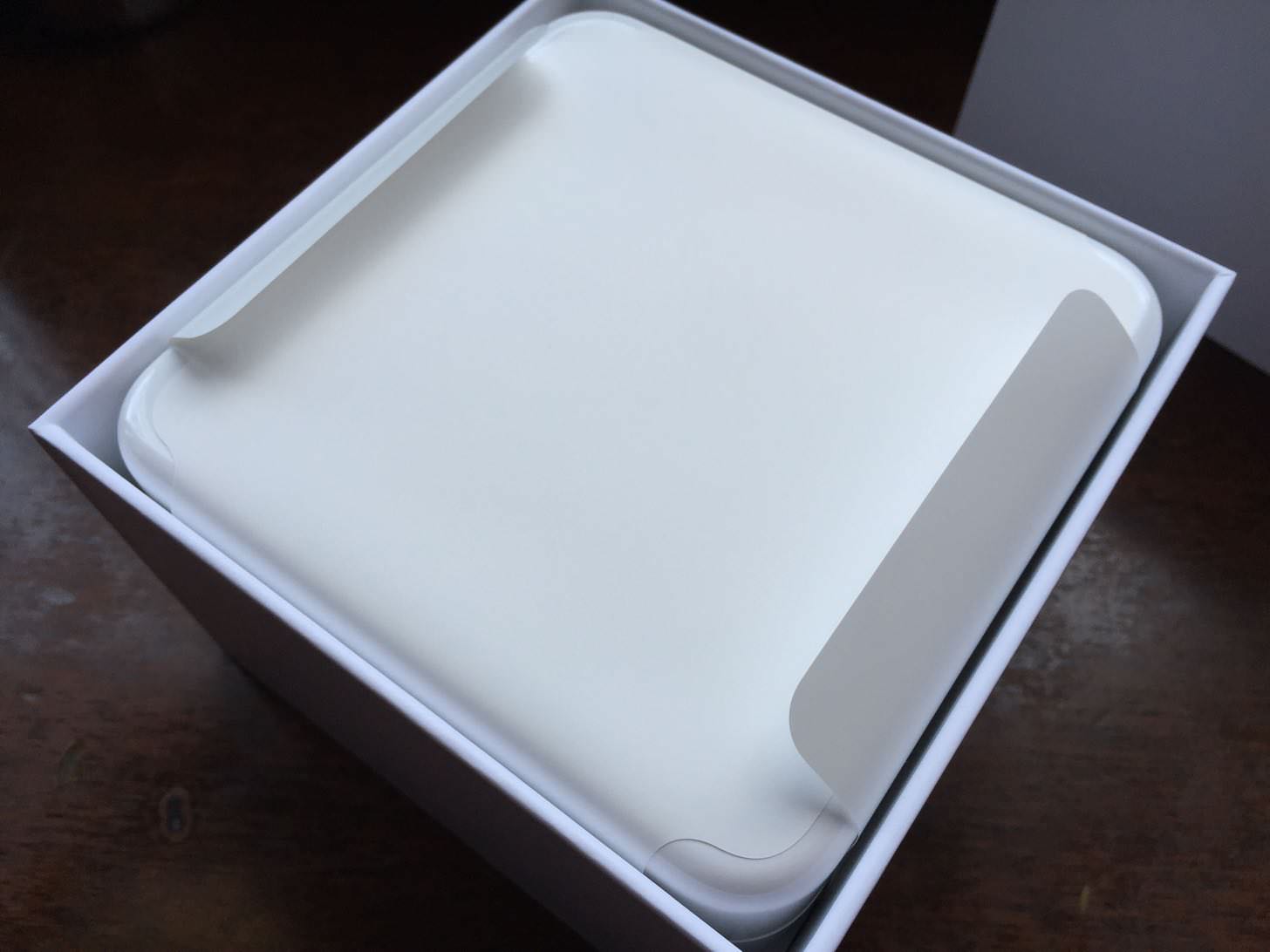Apple Watchのプラスチックの箱
