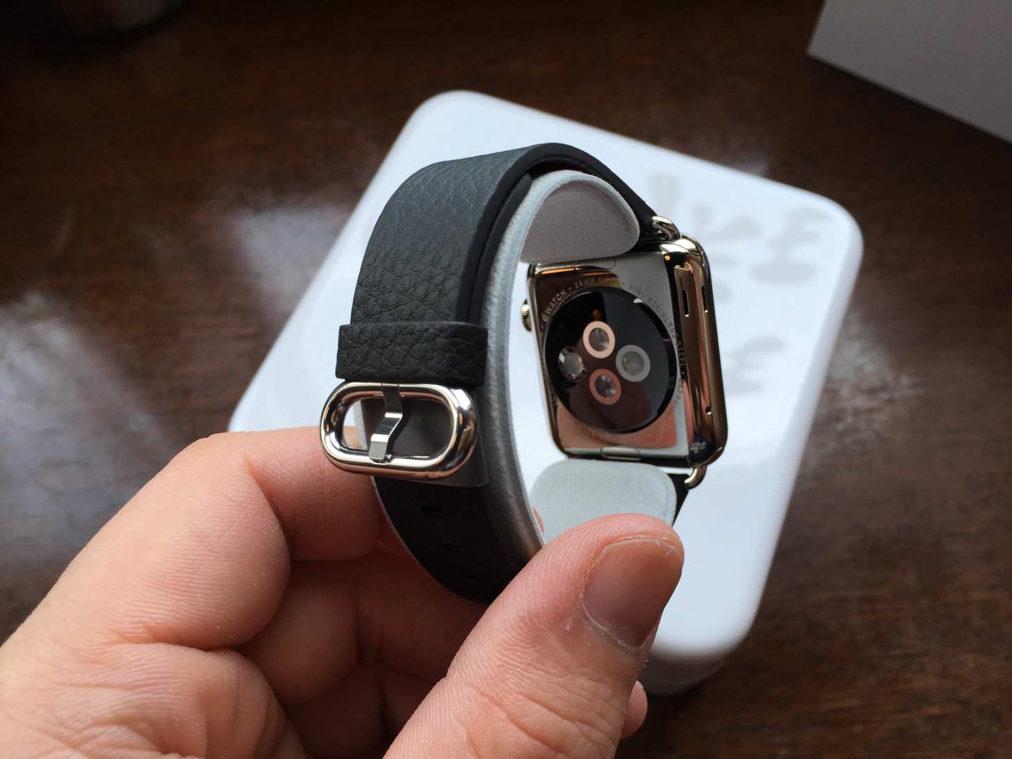 Apple Watchの裏面