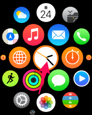 Apple Watchのホーム画面