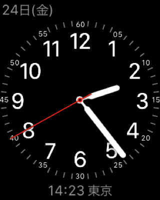 Apple Watchの時計アプリ