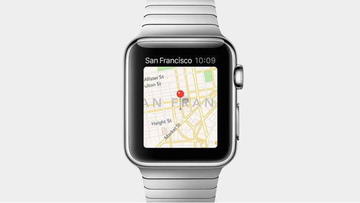 Apple Watchのマップ