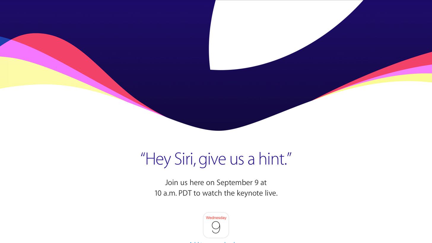 Appleスペシャルイベント(Hey Siri, give us a hint)