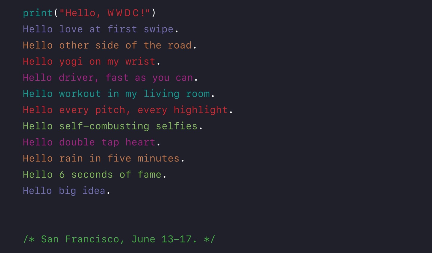 WWDC 2016