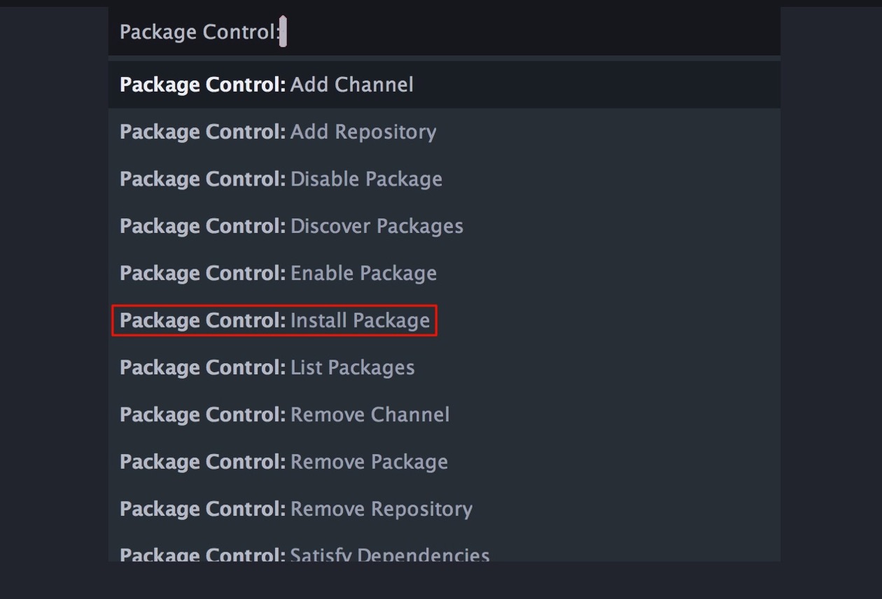 Install Package