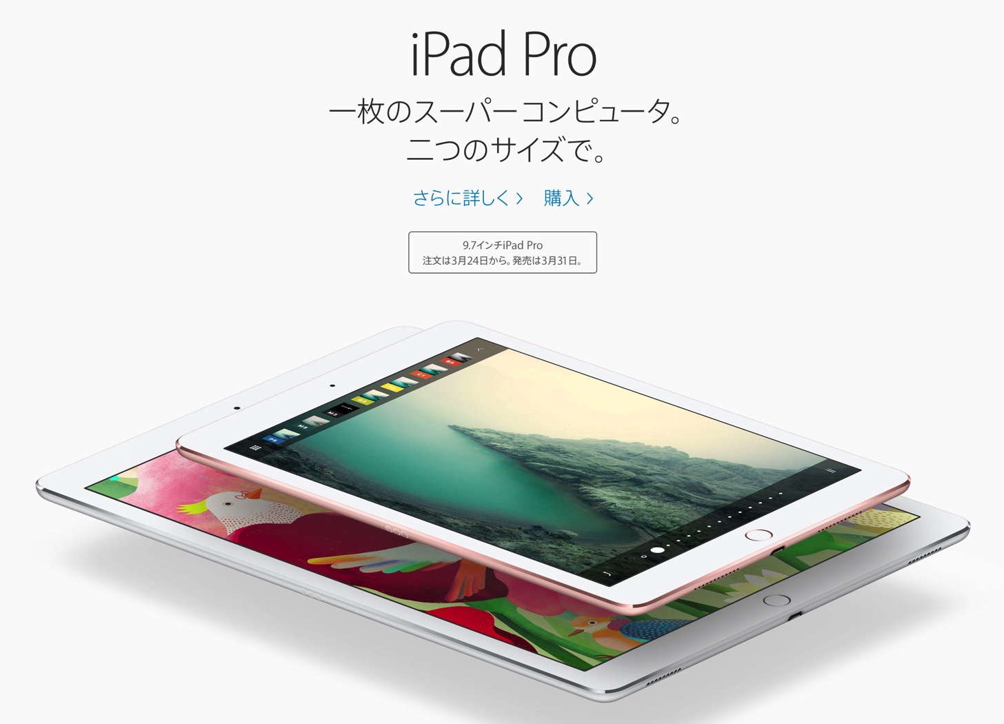 iPad Pro 9.7インチ