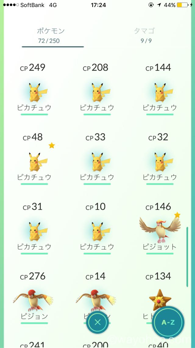 ピカチュウ