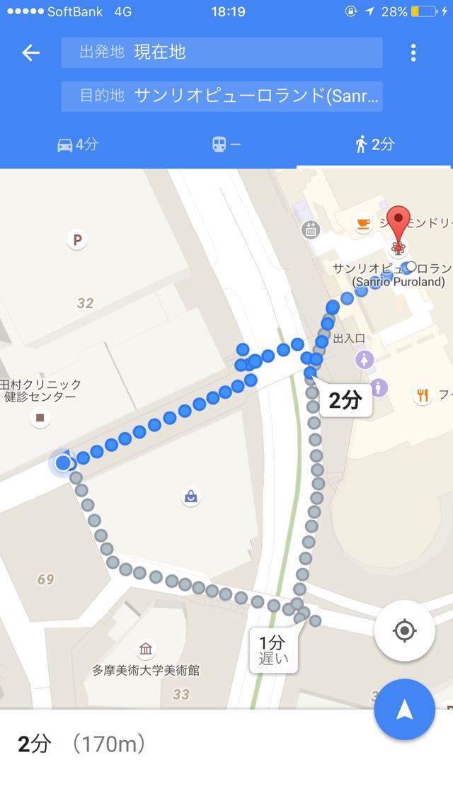 サンリオピューロランドで一番熱い位置