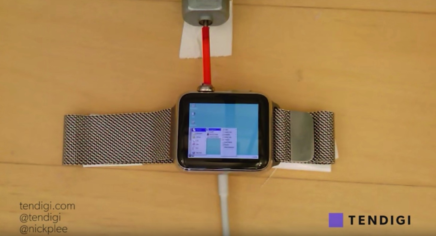 Windows 95 on apple watch