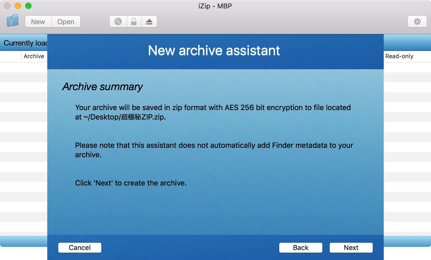 Archive Summary