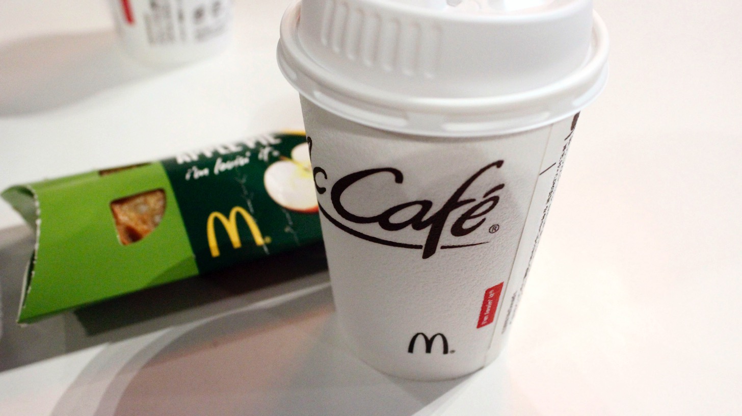 マクドナルドのプレミアムローストコーヒー