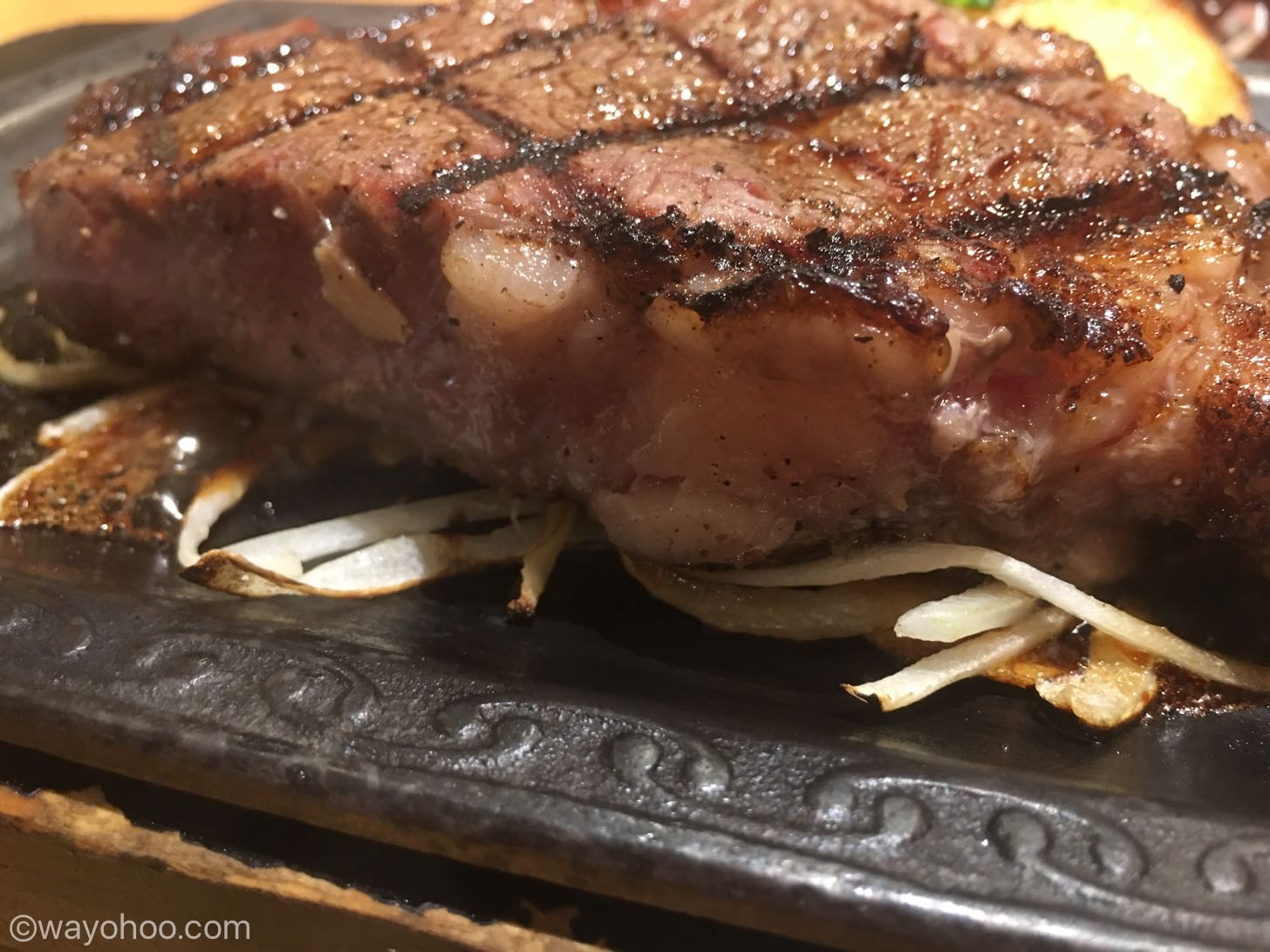 さわやかステーキの断面
