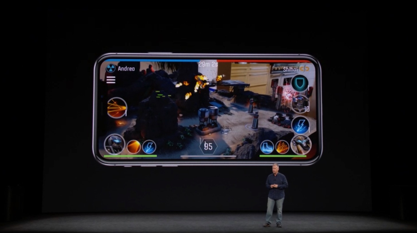 iPhone XのAR(拡張現実)
