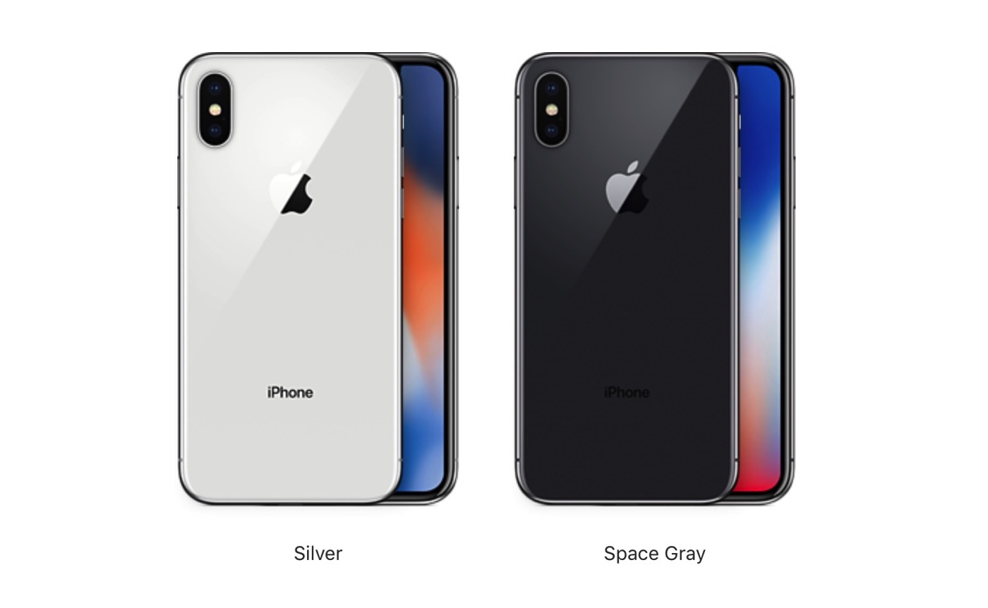 iPhone X。どっちの色にしますか？
