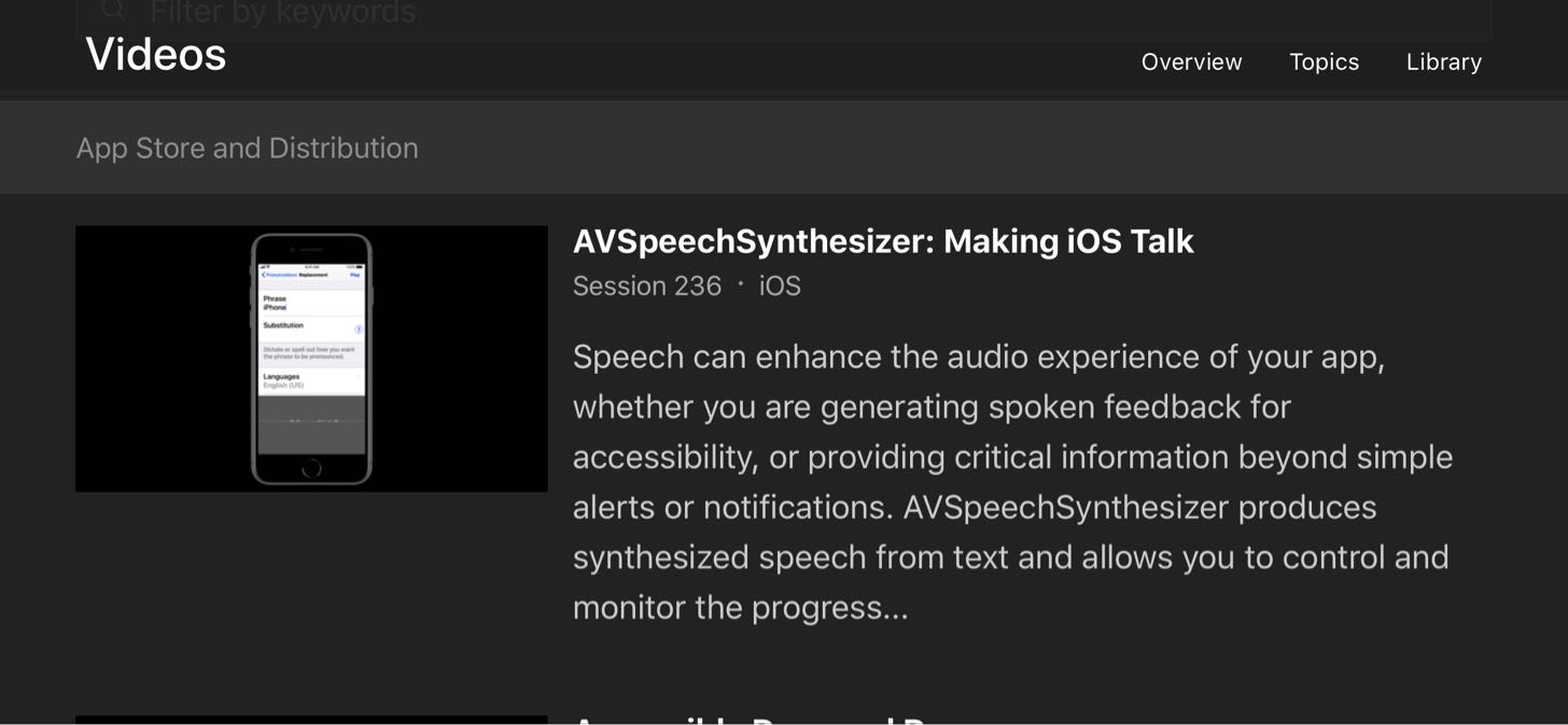 WWDC 2018のビデオ集