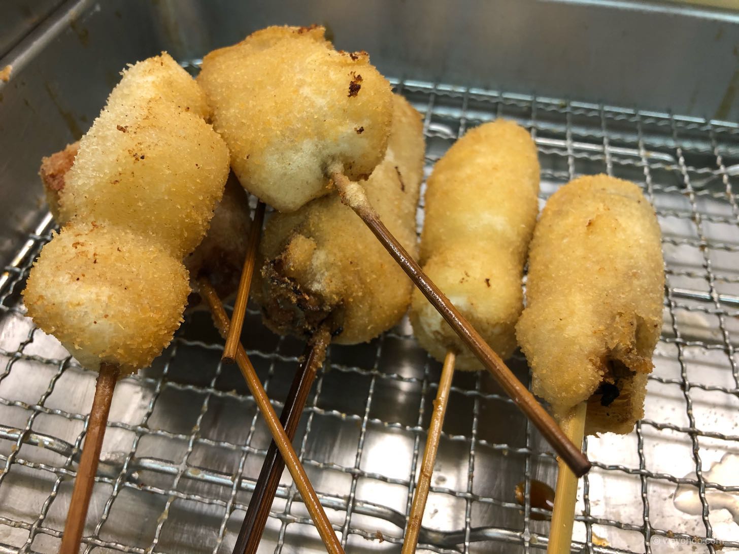 近江屋本店のいろいろな串カツ
