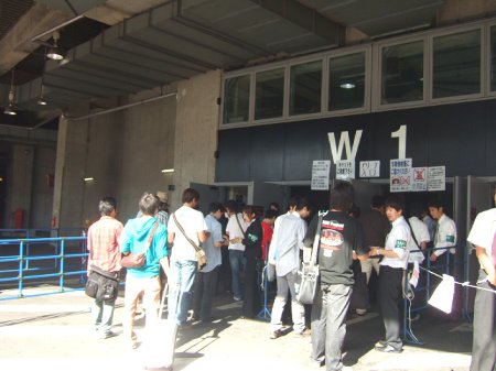 いよいよ神席へ入場。