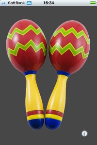 App storeにて「iMaracas」と検索し、インストール