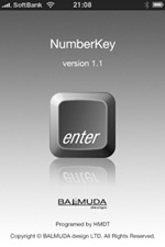 iPhoneがテンキーキーボードになっちゃうアプリ「NumberKey」
