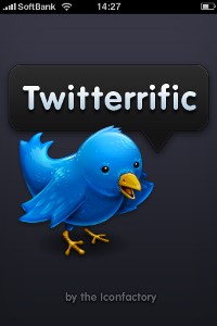 Twitterrificを起動