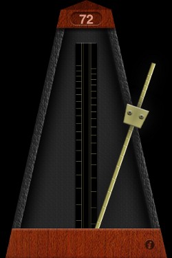 Metronome早速動かしてみた。上に行くと遅い。